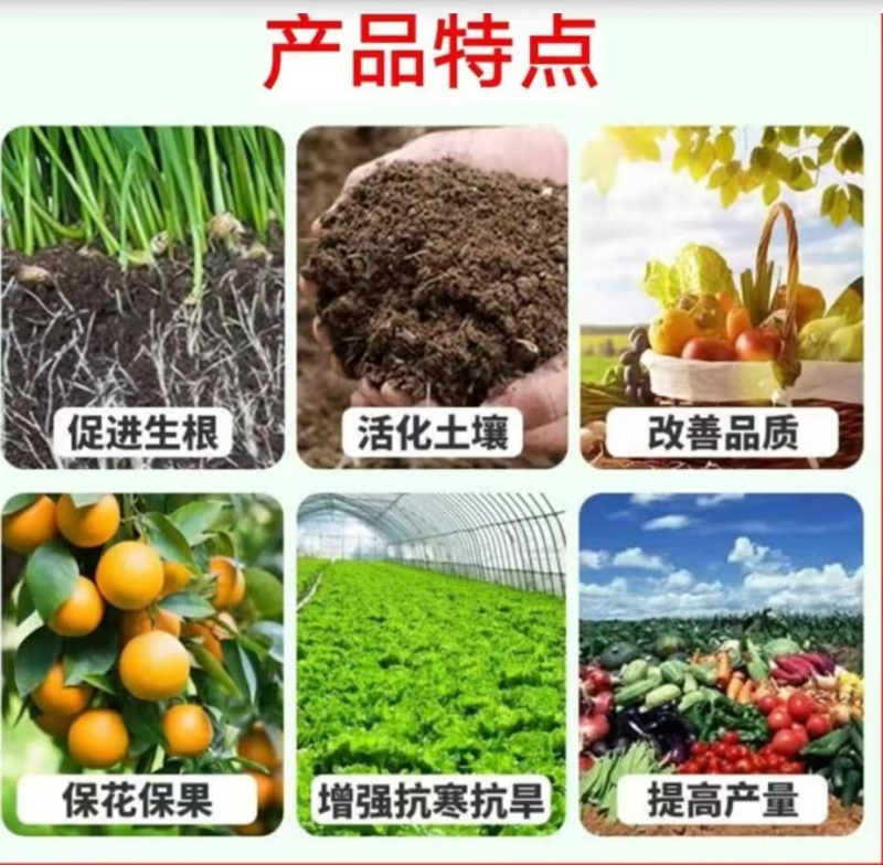 高端复合菌肥，微生物菌肥，动物残核发酵而成