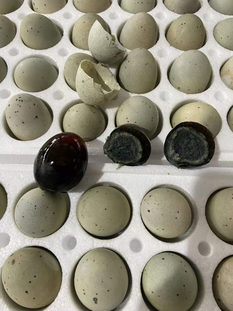 赣怡鲜无铅松花蛋新鲜原材料现货现发对接商超档口工厂直发