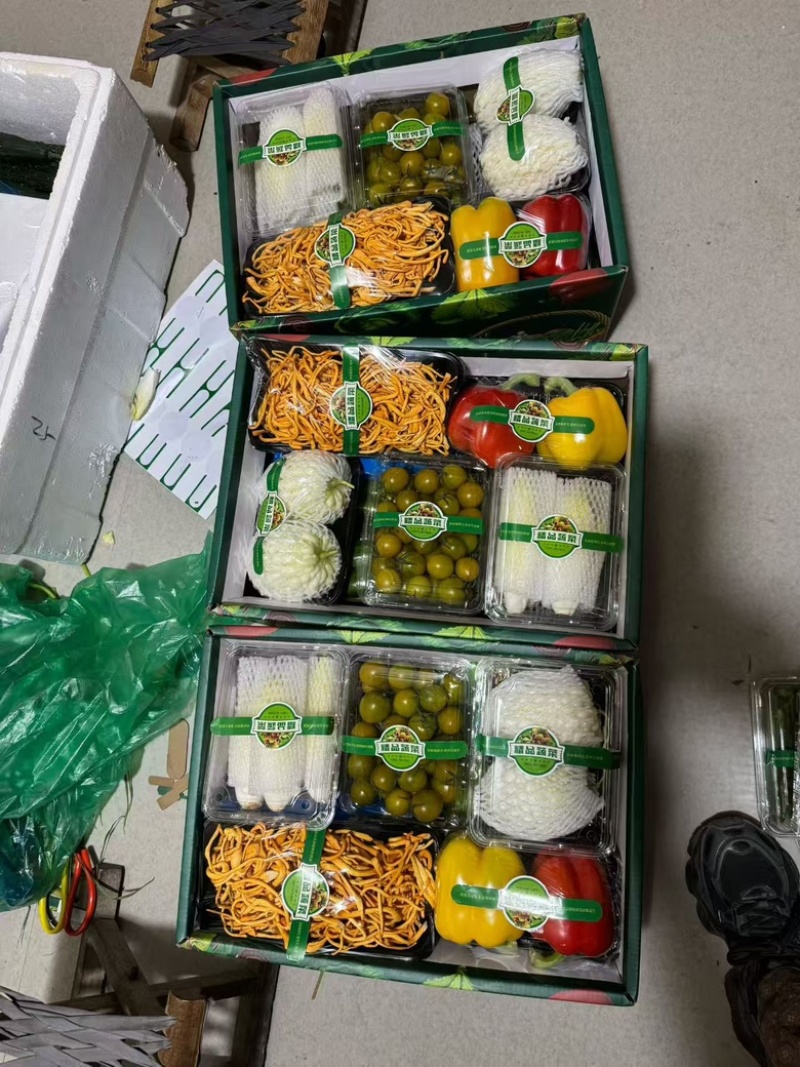 蔬菜礼包寿光套菜，精品套菜定制顺丰一件代发