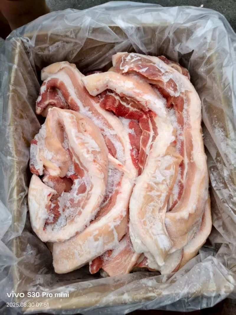 带皮五花肉条精修
