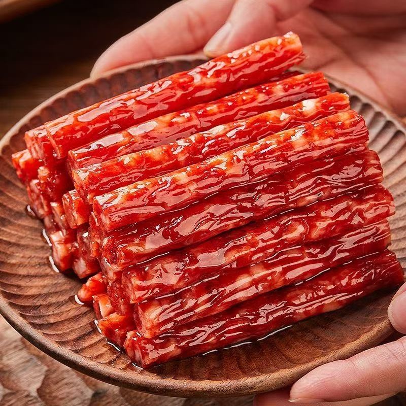 黑猪肉腊肠休闲小零食源头工厂直供商超团购电商一件代发