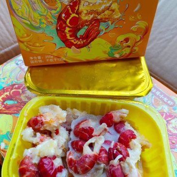 即食龙虾尾麻辣蒜蓉两个口味250克电商团购商超专用