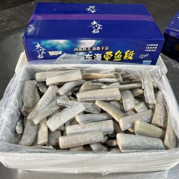 东海带鱼段6/8，14斤重含冰衣食堂商超电商专用食材
