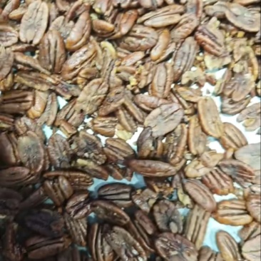 坚果干果碧根果仁公司品质性价比半仁源头工厂直销