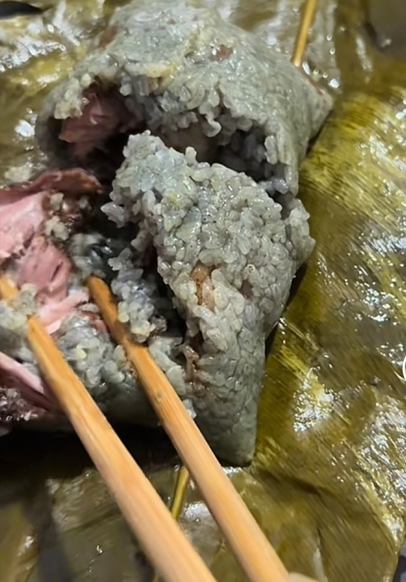 鲜肉粽.鲜肉灰粽.布依美食