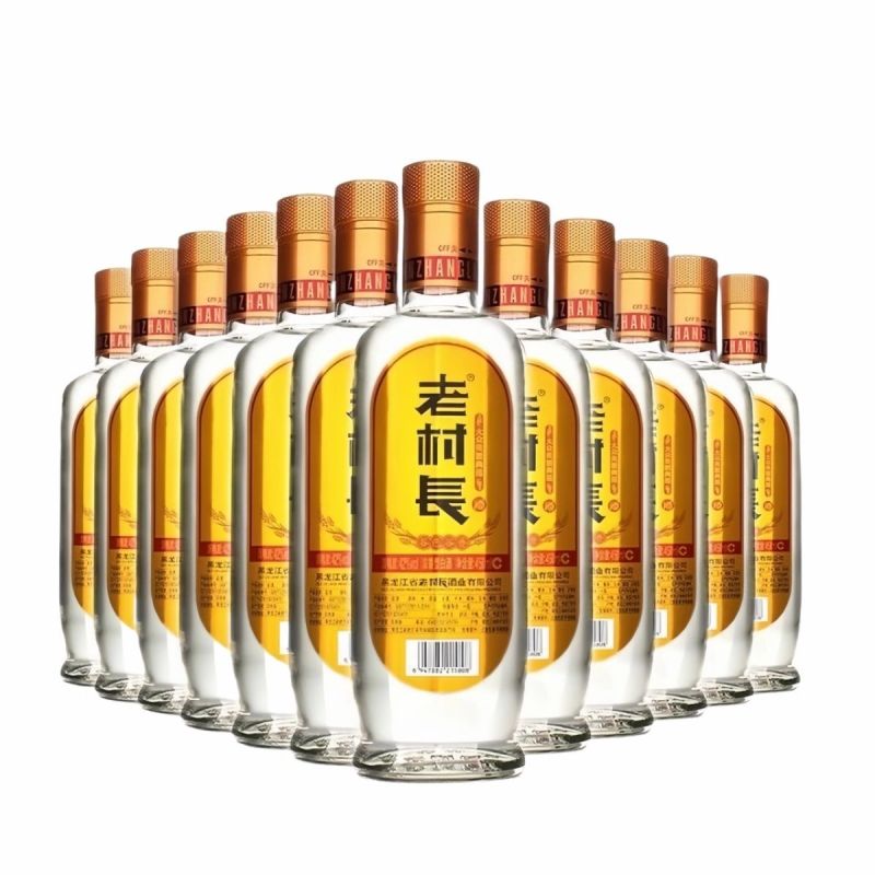 老村长谷色谷香42度450ml*12瓶装整箱浓香型固态法纯粮