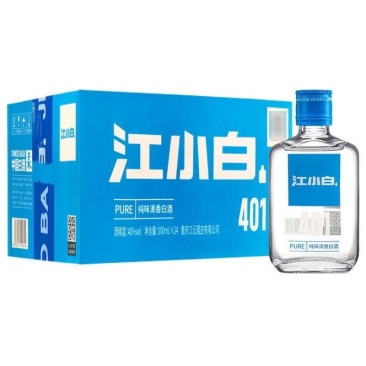 江小白酒小瓶白酒40度100m小酒纯味清香型高粱酒一整箱装。