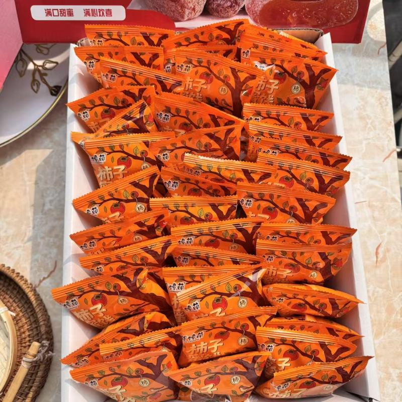 精美独立包装，优质**流心，产地直供非富平柿饼