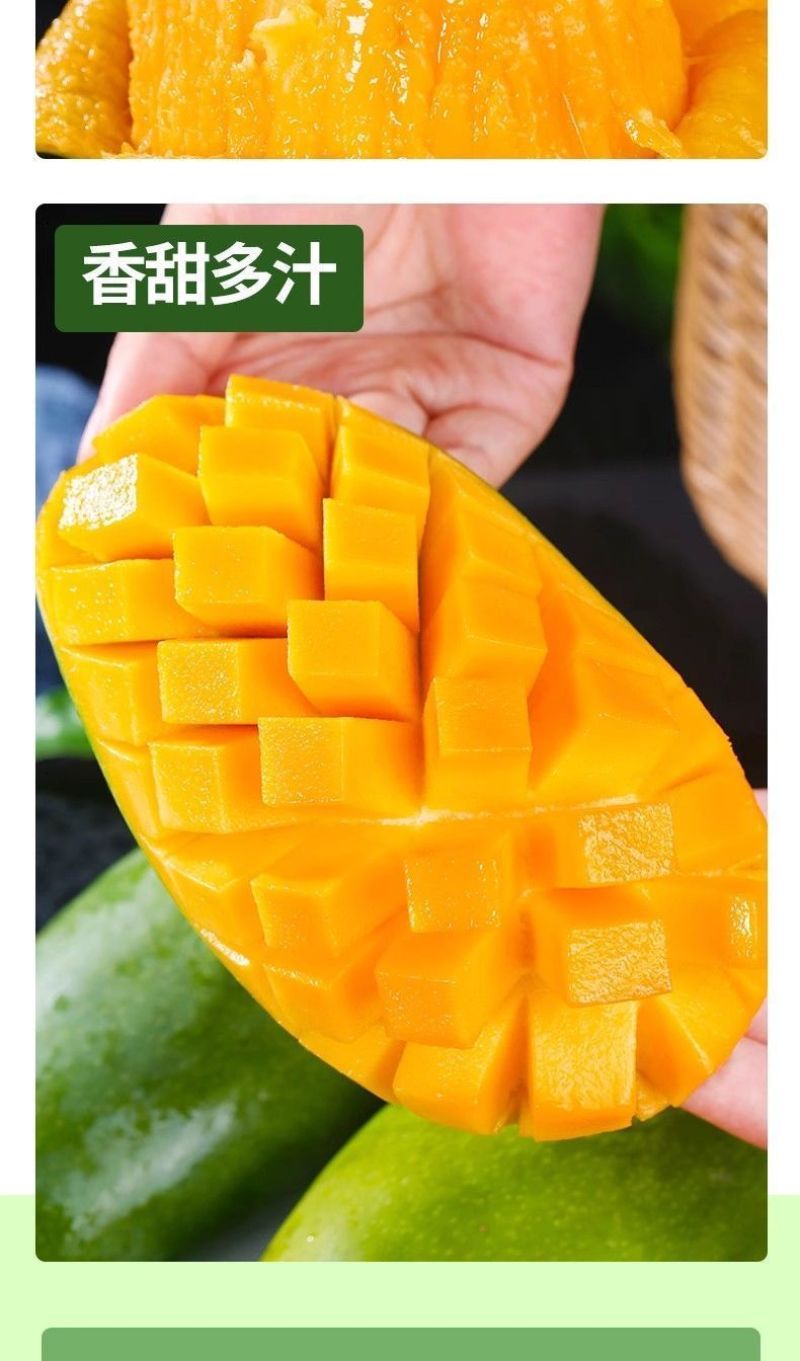 大青芒金煌芒青皮芒一件代发包邮10斤装