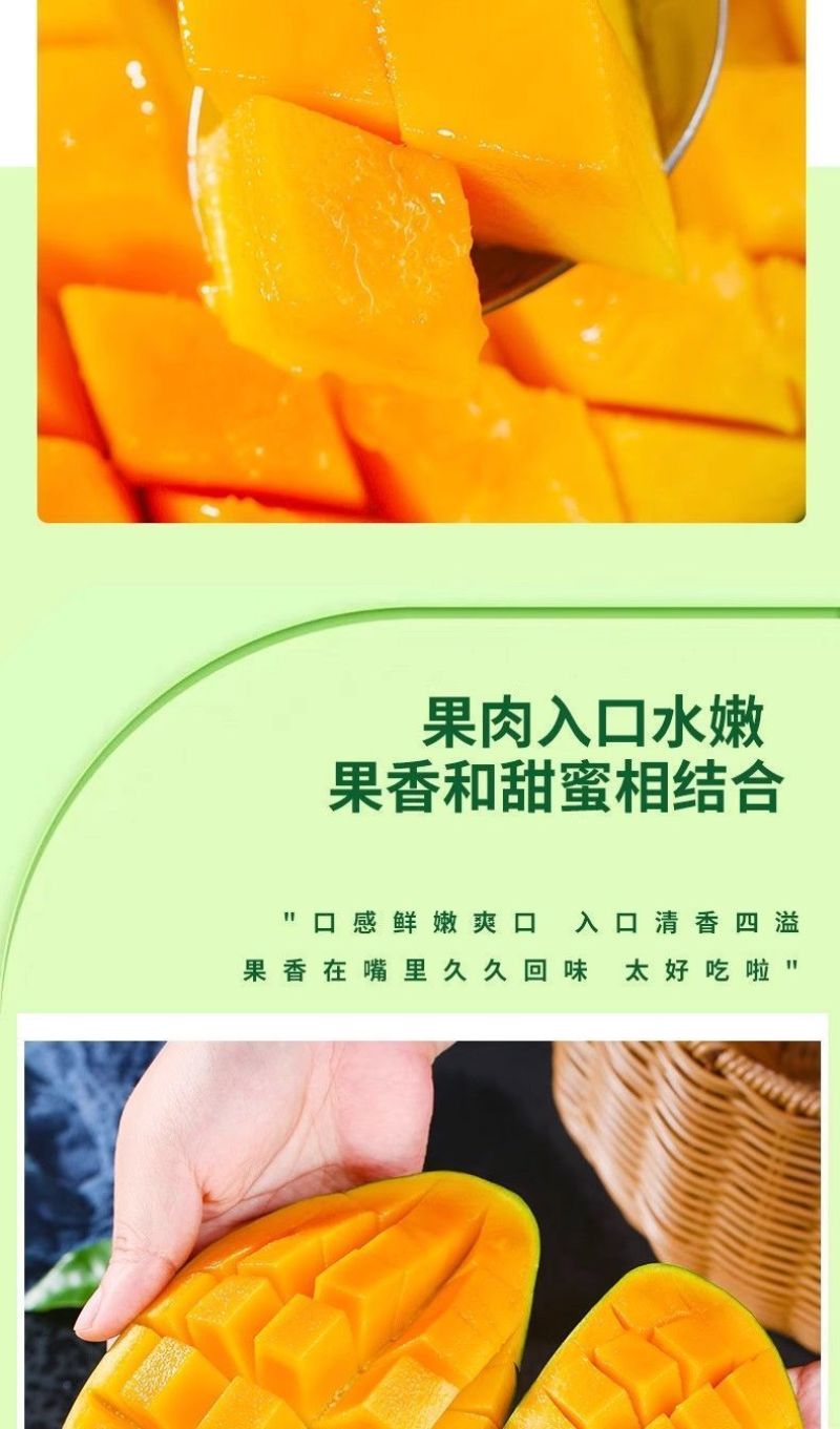 大青芒金煌芒青皮芒一件代发包邮10斤装