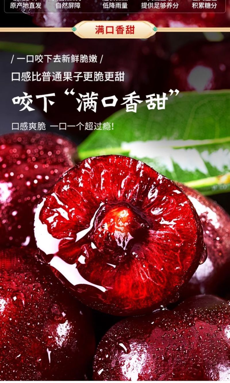 5斤原箱礼盒车厘子一件代发直播团购批发