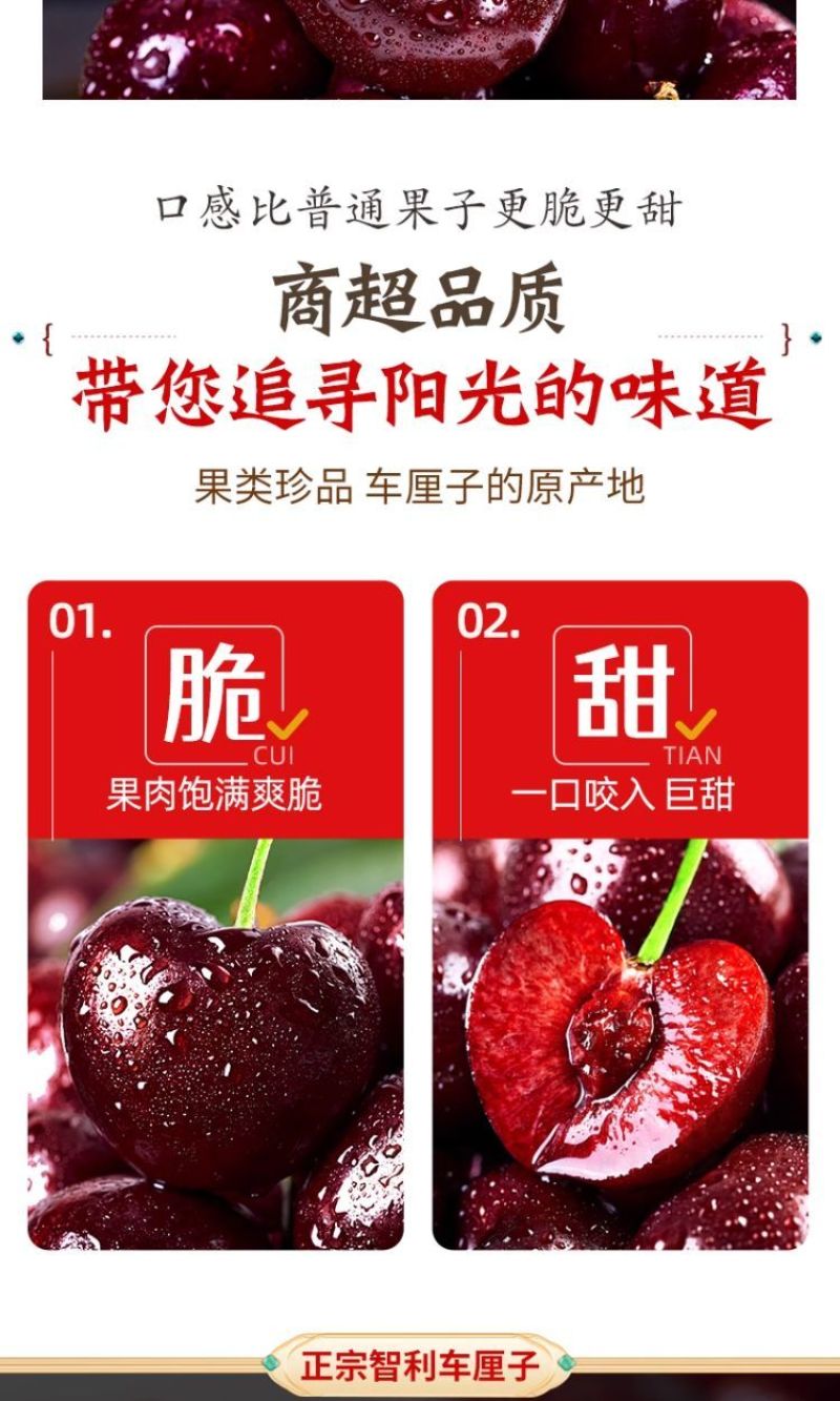 5斤原箱礼盒车厘子一件代发直播团购批发
