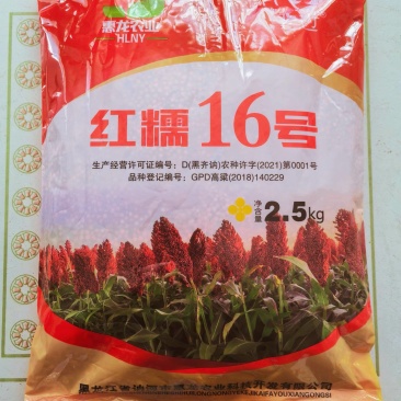 矮秆高产酿酒专用红高粱品种红糯16号红高粱种子
