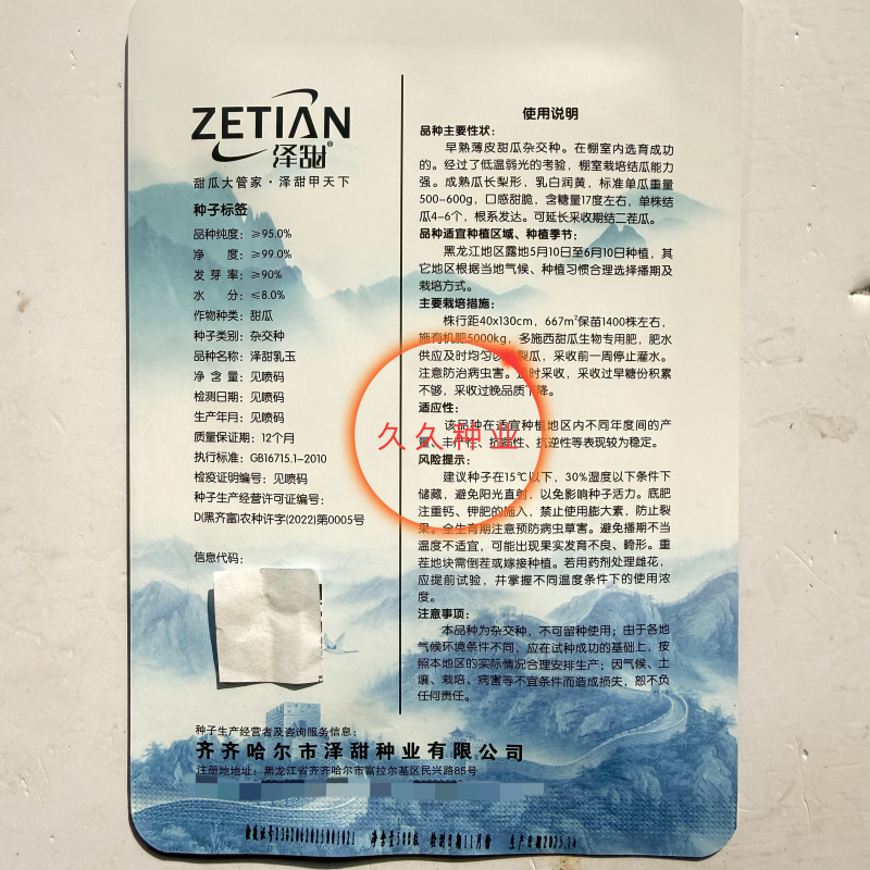 泽甜乳玉甜瓜种子早熟薄皮香脆甜高产黄皮黄金甜瓜种子超甜香