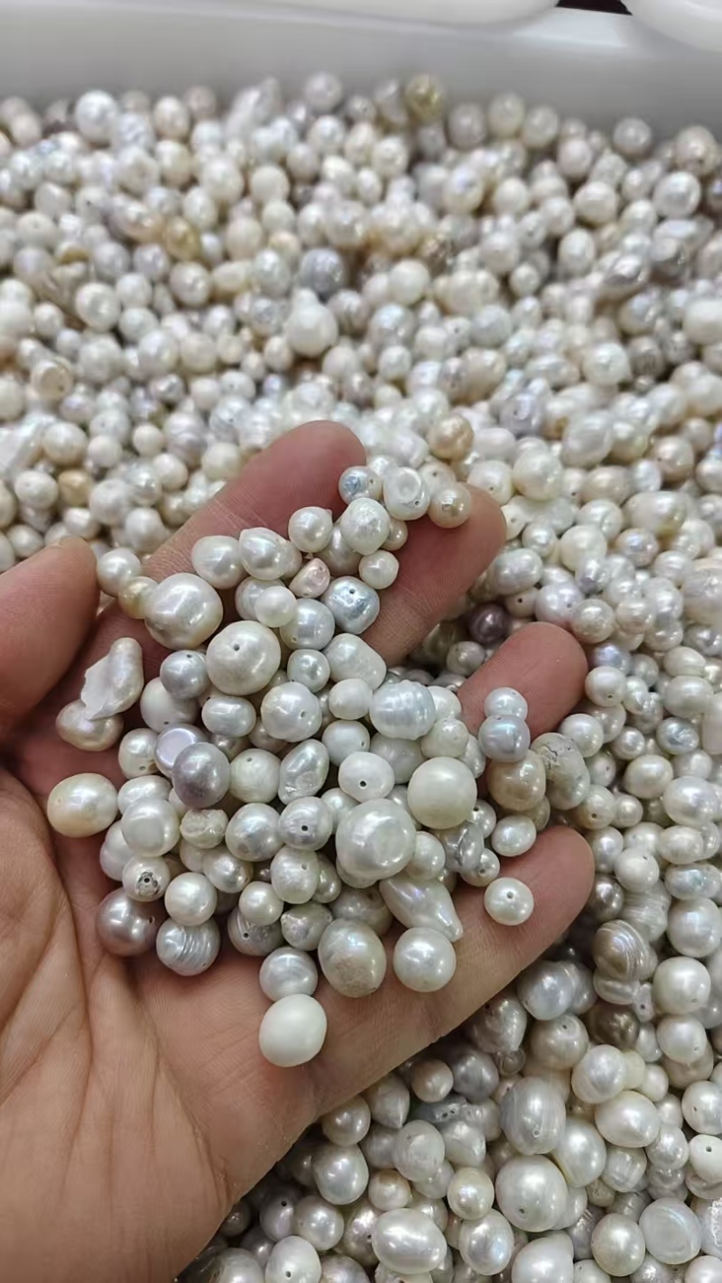 珍珠，珍珠打粉，批发零售量大从优实物拍摄如假包换