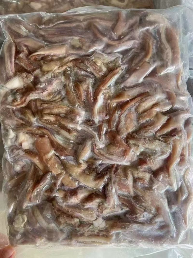 白水肚条肚丝冻品肚条熟肚丝红肠条厂家直销