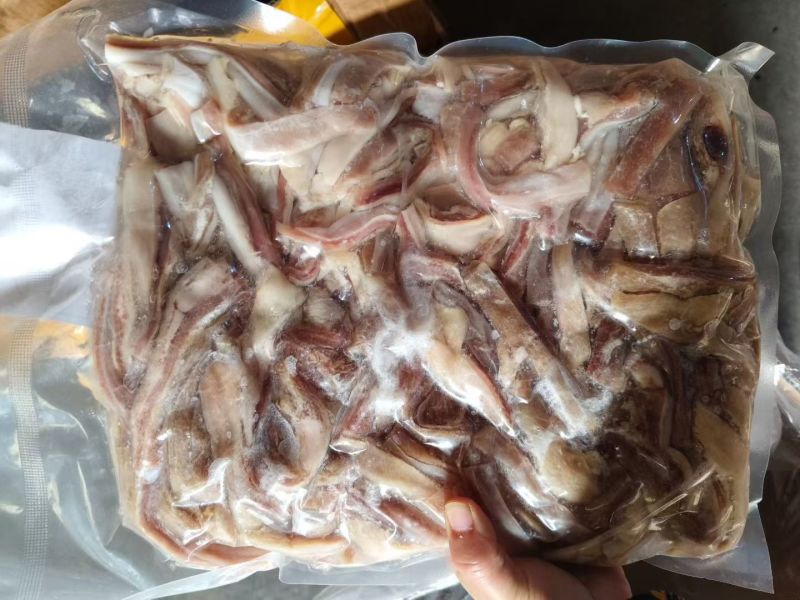白水肚条肚丝冻品肚条熟肚丝红肠条厂家直销