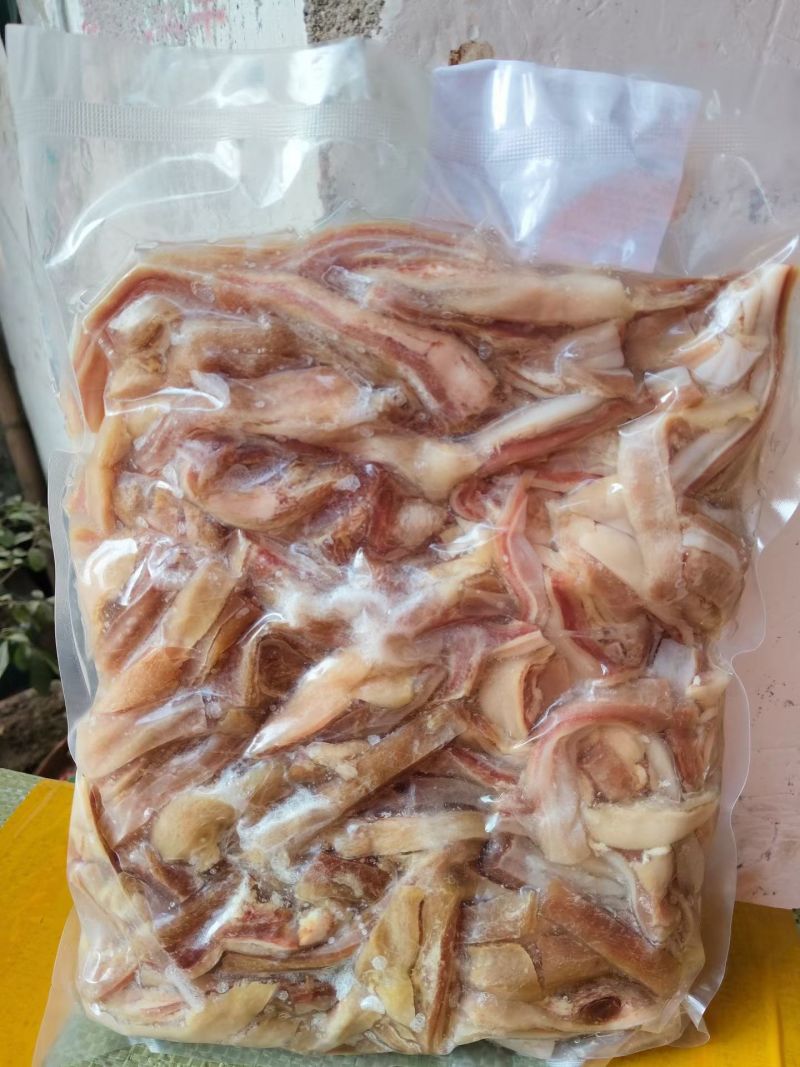白水肚条肚丝冻品肚条熟肚丝红肠条厂家直销