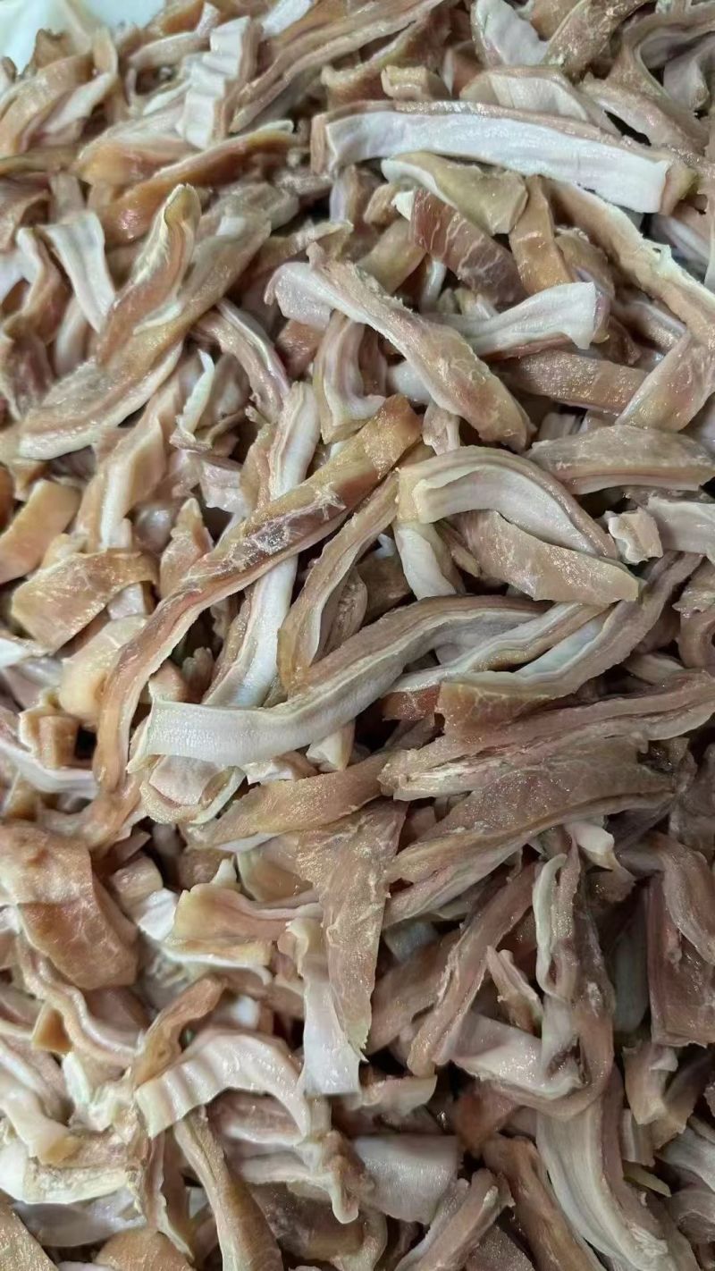 白水肚条肚丝冻品肚条熟肚丝红肠条厂家直销