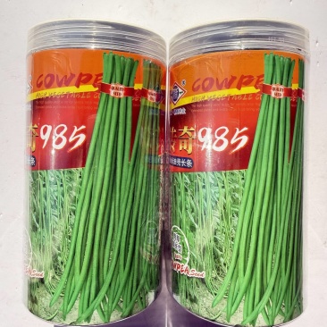 传奇985长豇豆种子高产抗病结荚多耐老化纤维少翠绿长豇豆