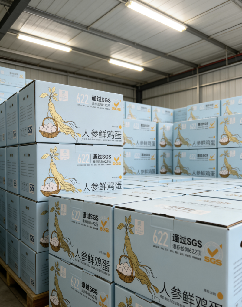 通过622项检测合格的鲜鸡蛋