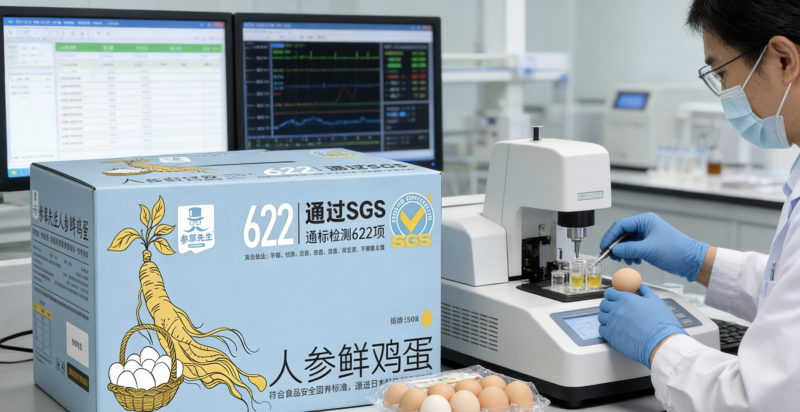 通过622项检测合格的鲜鸡蛋