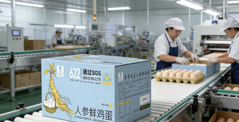 通过622项检测合格的鲜鸡蛋