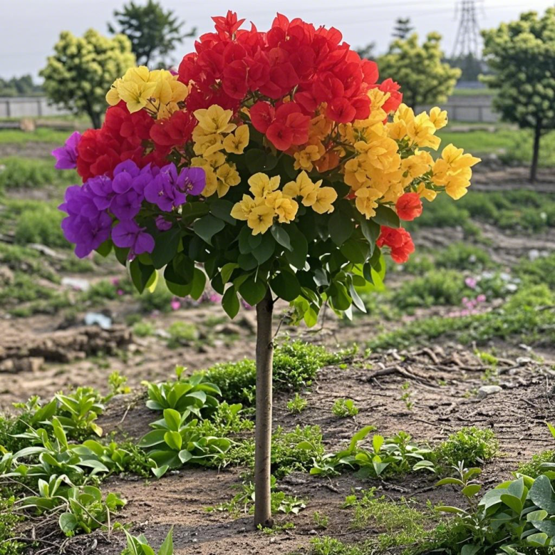 新品三角梅盆栽开花老桩四季花卉爆花耐热耐寒好养绿植