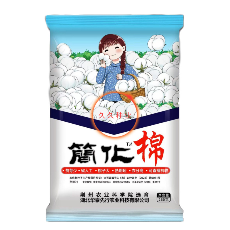 简化棉棉花种子高产抗虫抗病农家大田基地易种植棉花种
