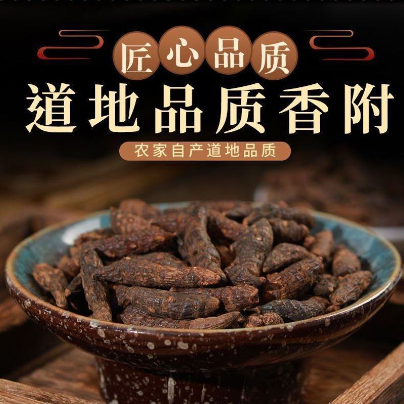 香附中药材香附片钓鱼光香附醋香附无硫香料正品批发零售