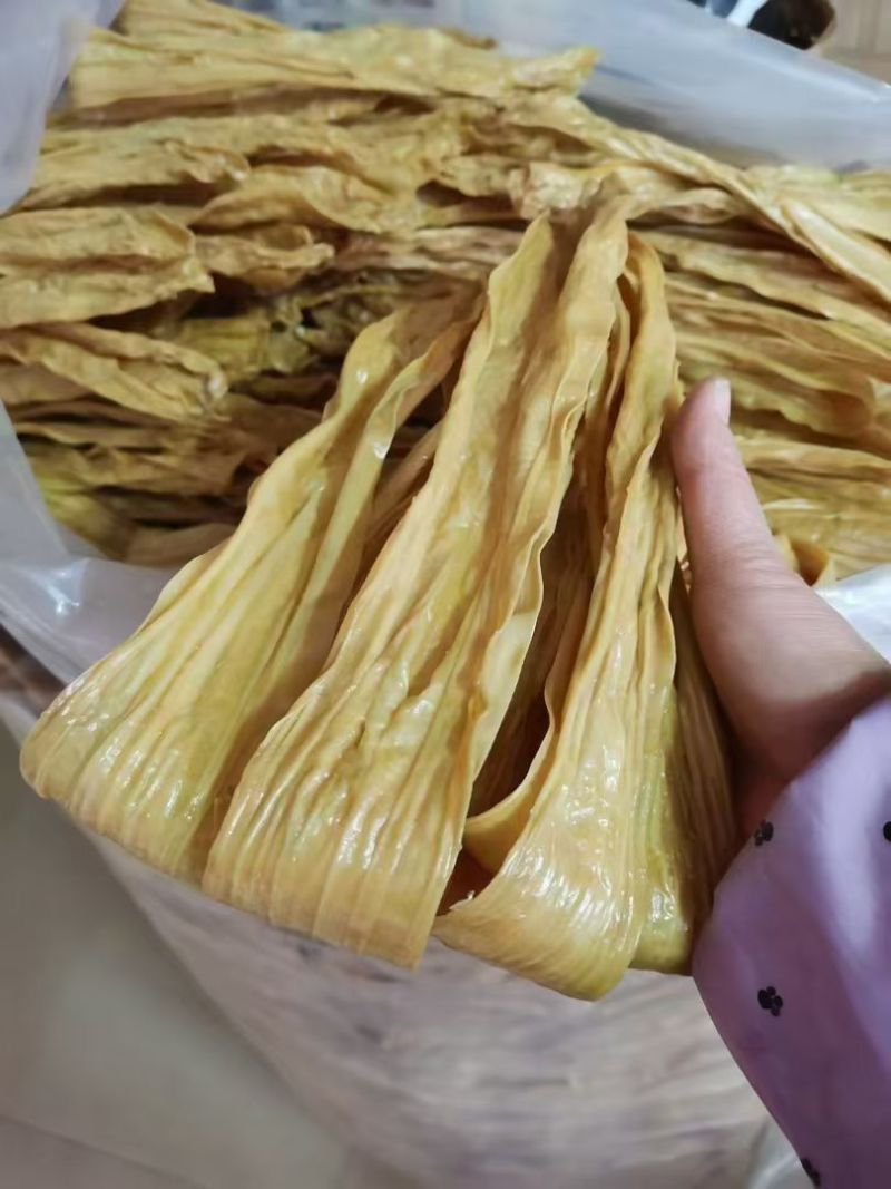 正宗河源腐竹和平客家无盐纯手工特级黄豆腐竹干货纯凉拌无