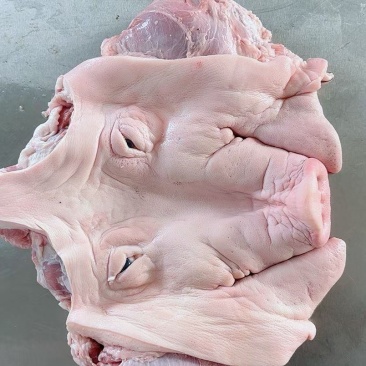 国产生去骨猪头肉鲜货加工一件4张10公斤一件