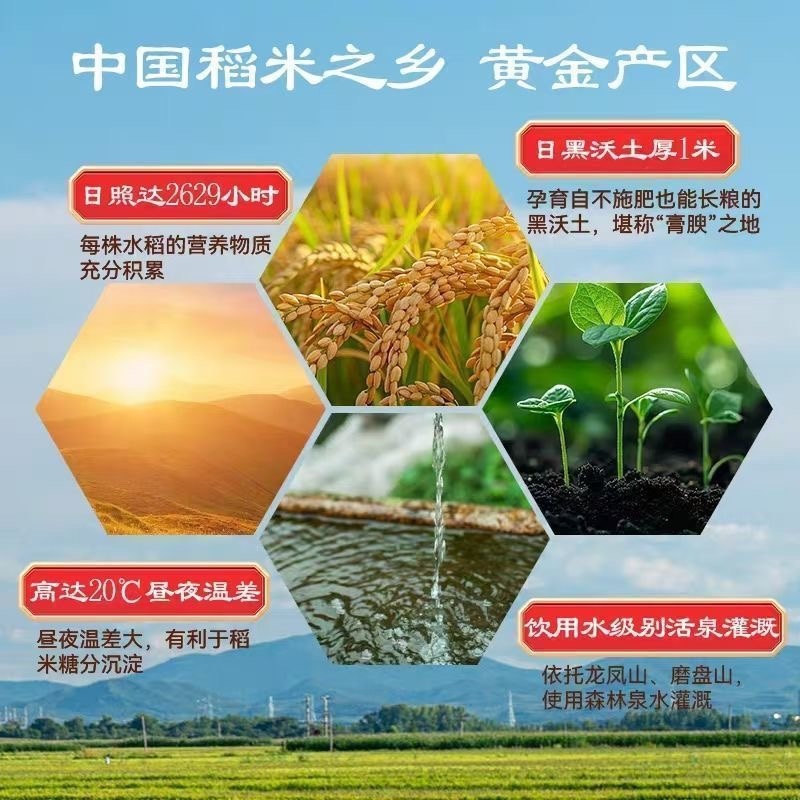 黑龙江稻花香现货包邮新鲜直供品质保证现磨现发欢迎联系