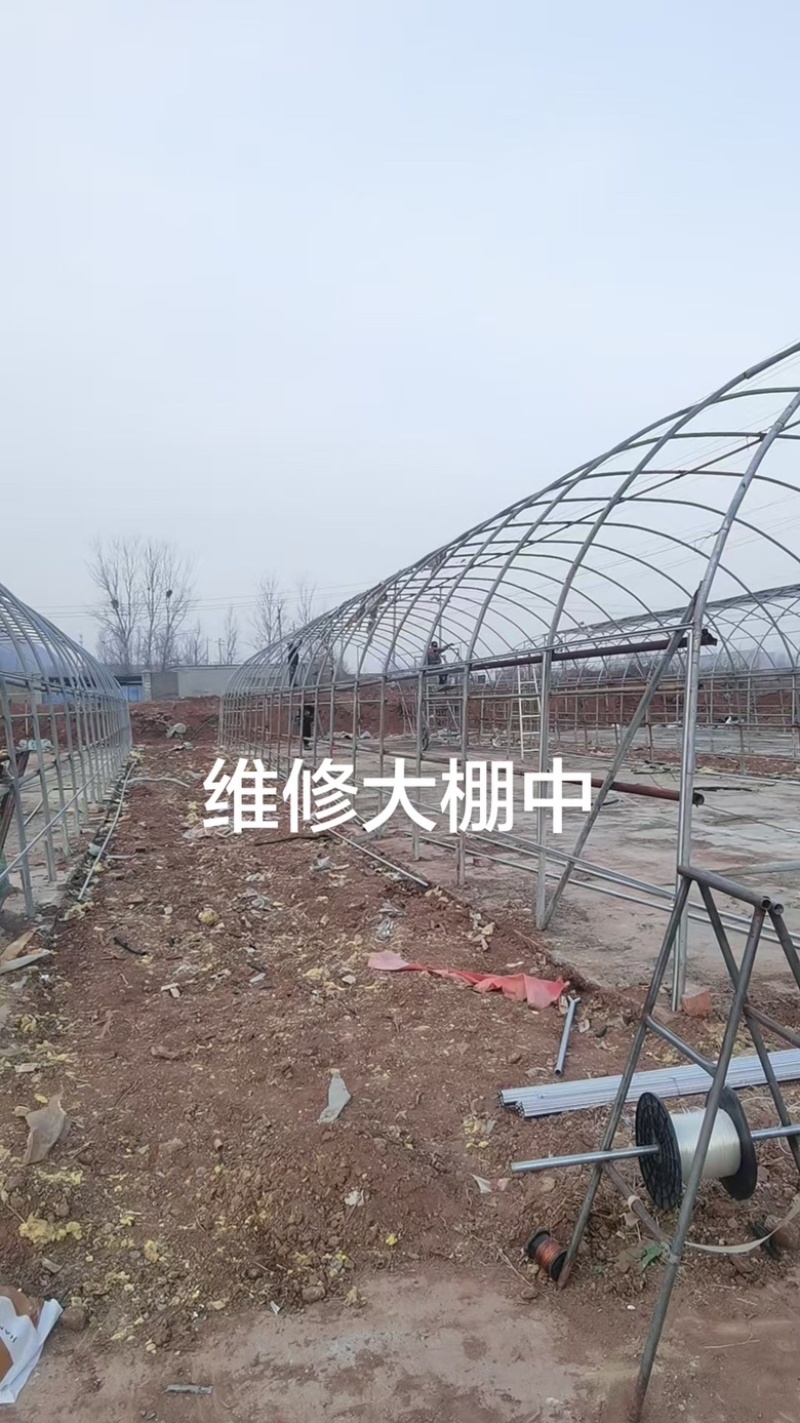 大棚安装中