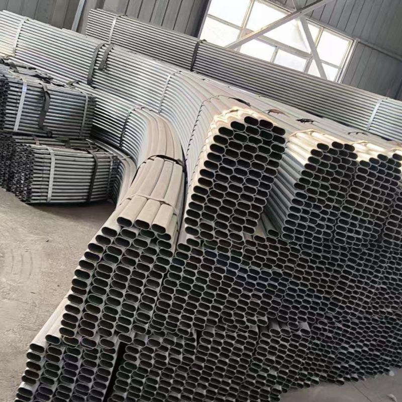 25×50椭圆管大棚骨架厂家直供可异形定制尺寸厚薄均可选择