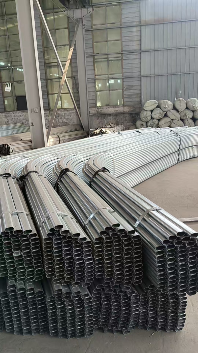 25×50椭圆管大棚骨架厂家直供可异形定制尺寸厚薄均可选择