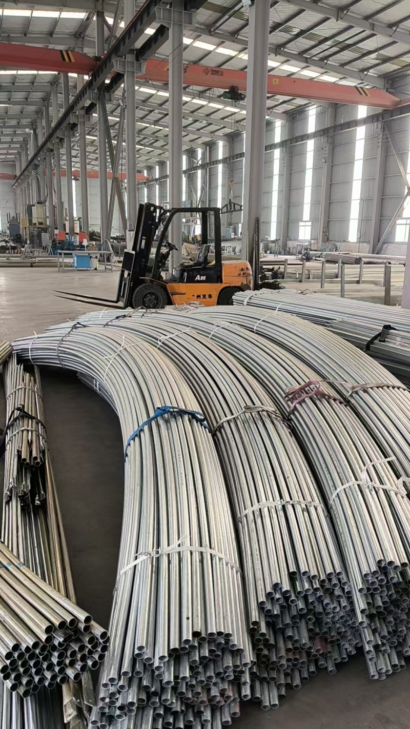 30×70椭圆管大棚骨架可以上门施工送货上门温室大棚花房