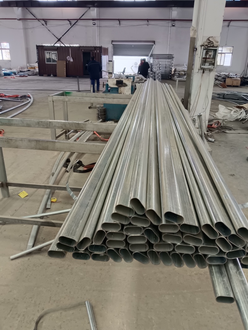 30×70椭圆管大棚骨架可以上门施工送货上门温室大棚花房