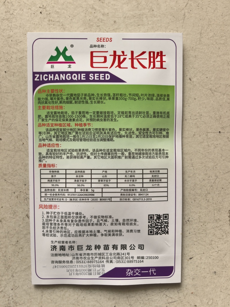 巨龙长胜长茄种子中早熟露地茄子种子基地高产好茄子种子