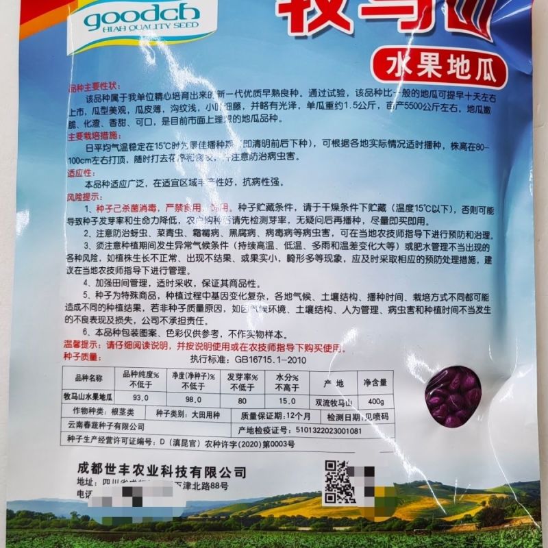 牧马山地瓜种子早熟高产杂交水果地瓜种子甜脆沙葛凉薯种子