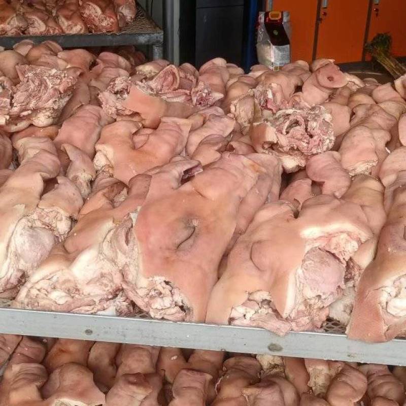 半成品猪头肉