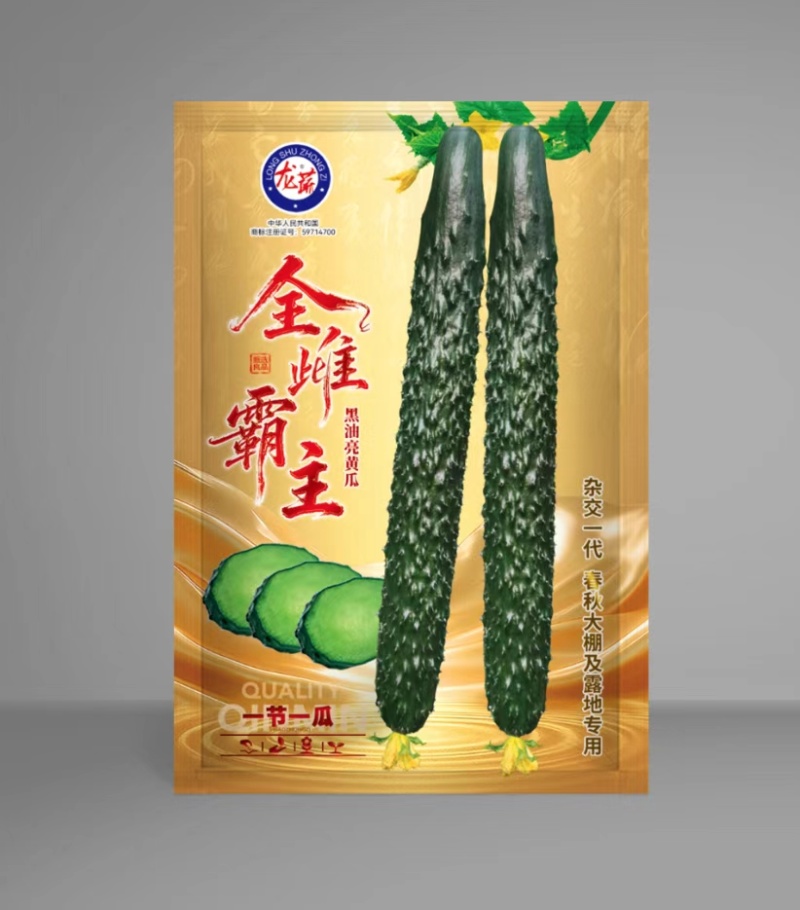 油亮金条黄瓜种子绿芯黄瓜种籽绿心密刺青黄瓜种子四季农家