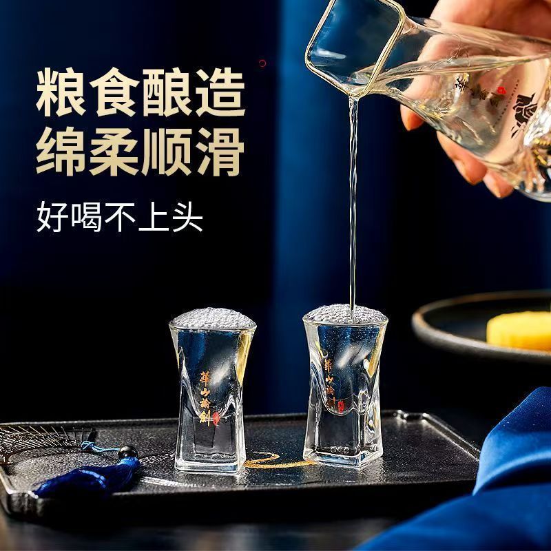 西凤45度华山论剑10年凤香型白酒纯粮食酒45度500毫升。