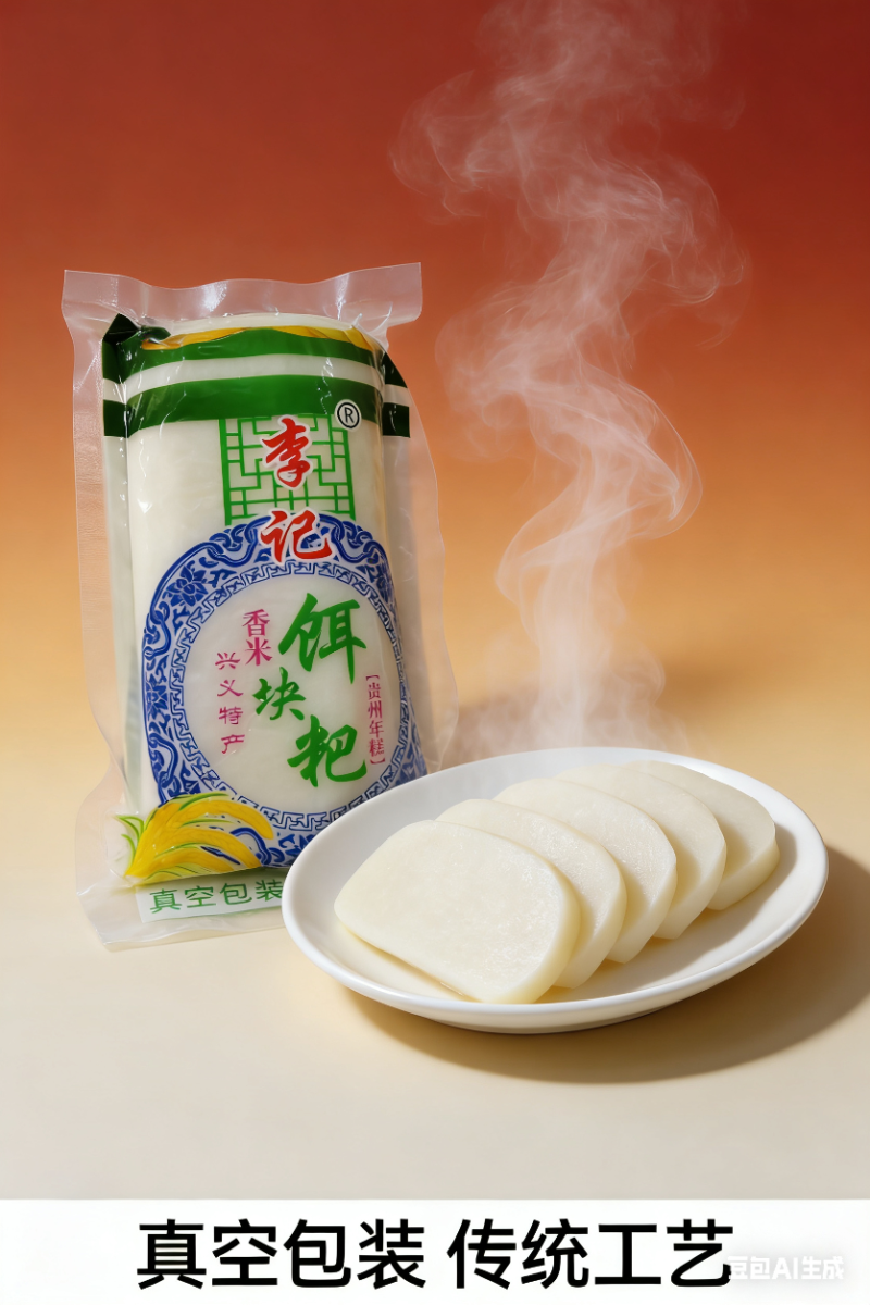 贵州兴义精品特产香米耳块粑