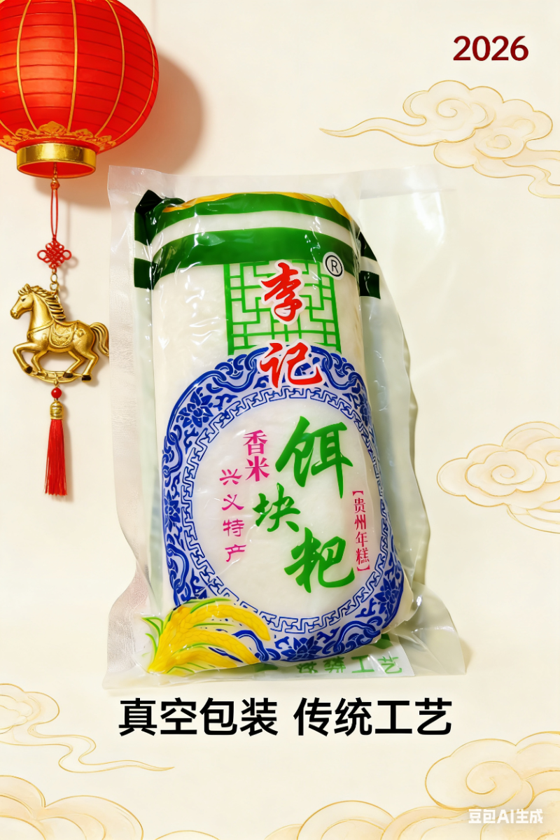 贵州兴义精品特产香米耳块粑