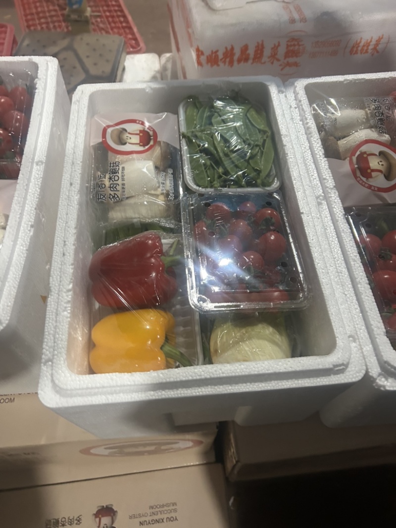 蔬菜礼盒大量有货。市场直发，电商供货。