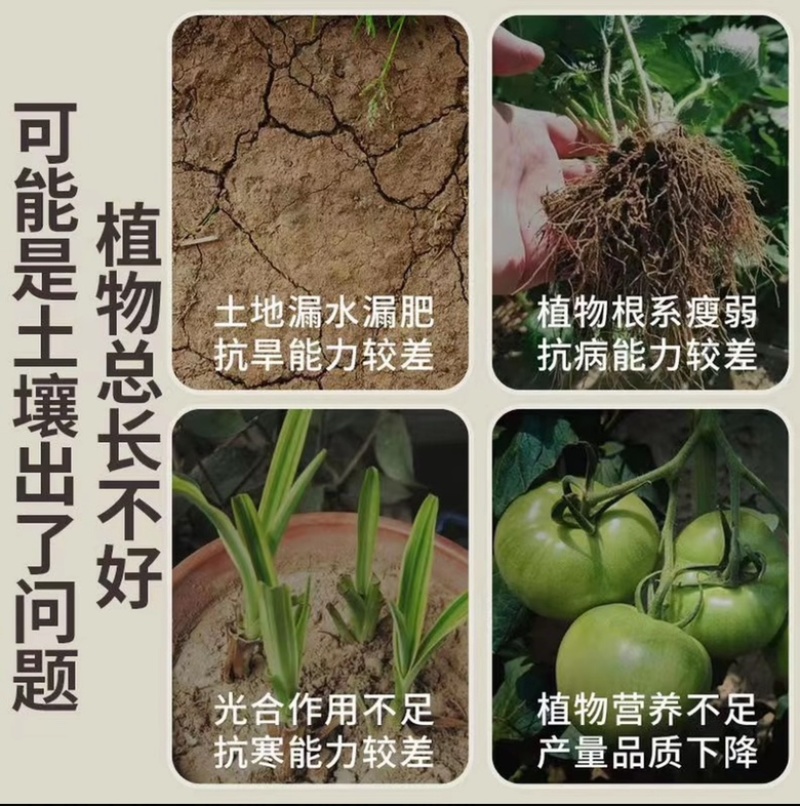 全水溶矿源黄腐酸钾生根壮苗改良土壤松土1000克一袋