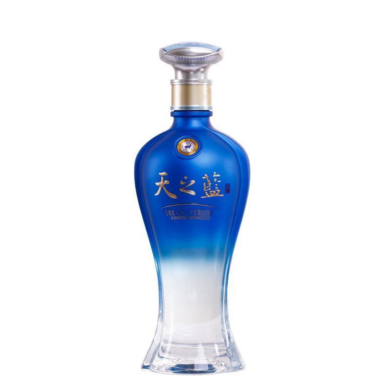 洋河新版天之蓝42度480ml*6瓶一整箱绵柔浓香型白酒高档
