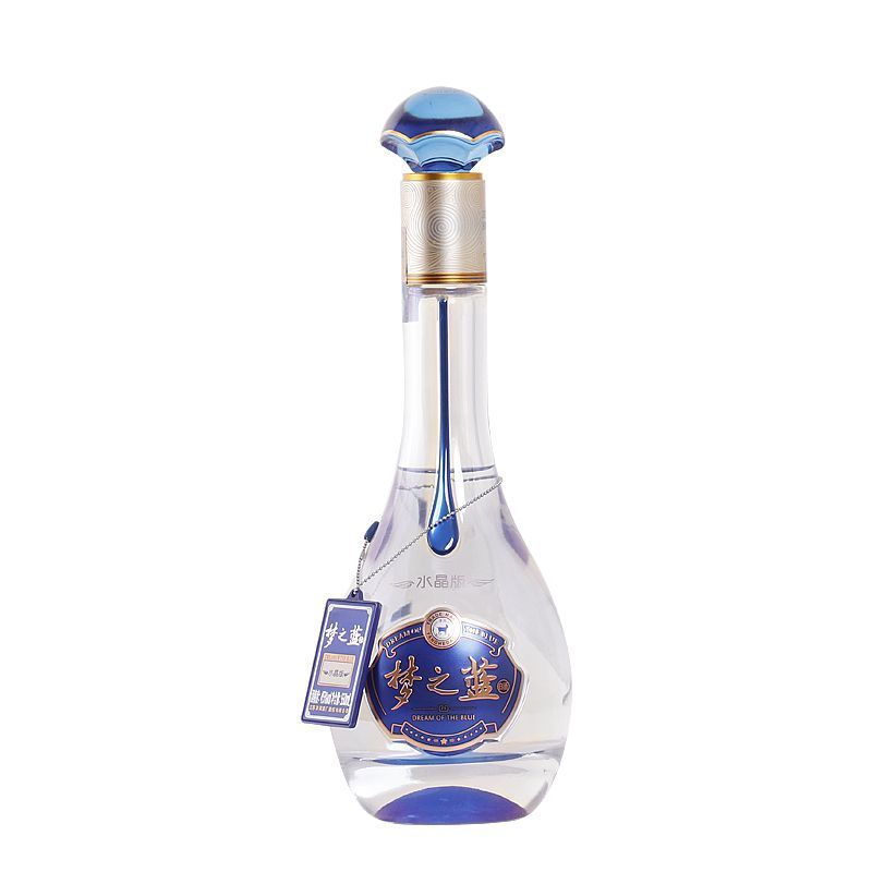 洋河蓝色经典梦之蓝M3水晶版52度550ml*4瓶绵