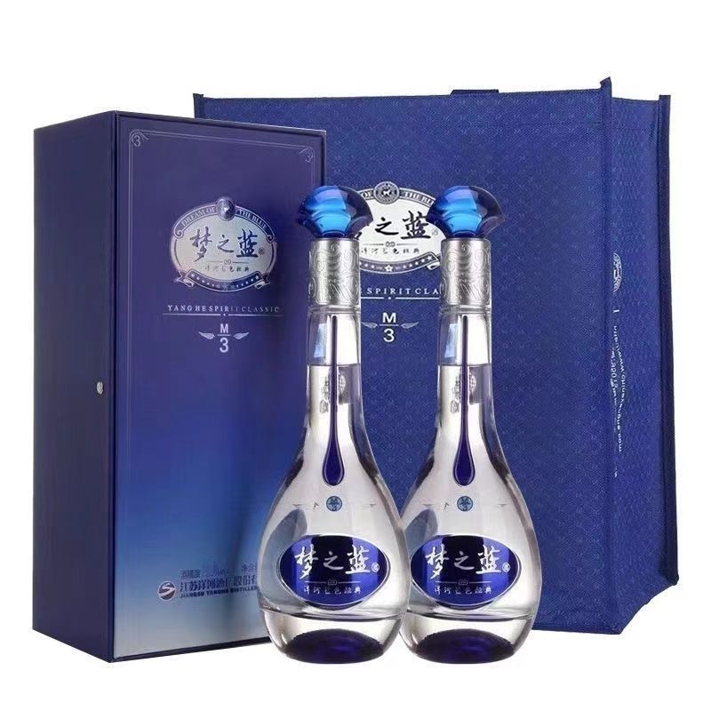 洋河梦之蓝M3老版本40.8度500mL整箱装老版送礼酒绵